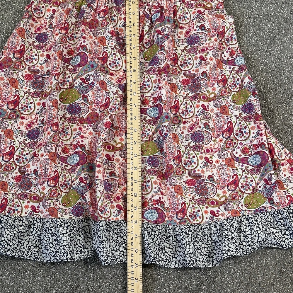 *NWT* Liberty of London Paisley Chemise Dress Women's Medium Y2K - Picture 9 of 10